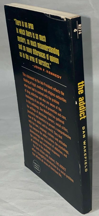 Book spine on William S. Burroughs The Addict.