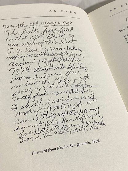 Neal Cassady letter in As Ever: The Collected Correspondence of Allen Ginsberg and Neal Cassady.