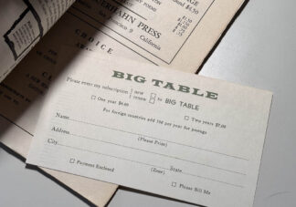 A picture of the legendary Beat periodical Big Table Issue 4 The New American Poets