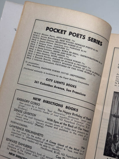 A picture of the legendary Beat periodical Big Table Issue 4 The New American Poets