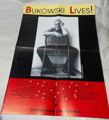 Promo poster included with Charles Bukowski Bone Palace Ballet