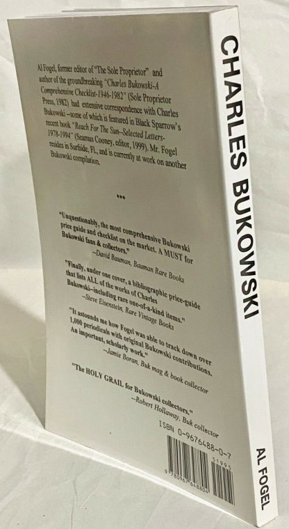 Spine from Charles Bukowski Price Guide and Bibliography