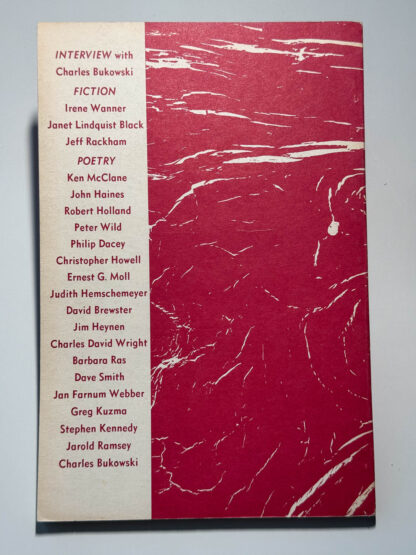 Pictures of Northwest Review, Volume 16 Number 3, featuring Charles Bukowski