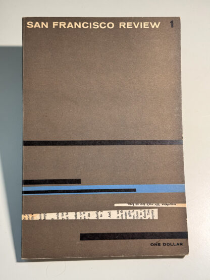 Picture of The San Francisco Review featuring Charles Bukowski poetry