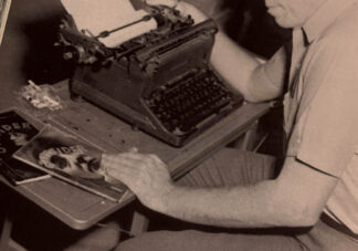 A picture of the Howard Sounes book "Bukowski in Pictures."