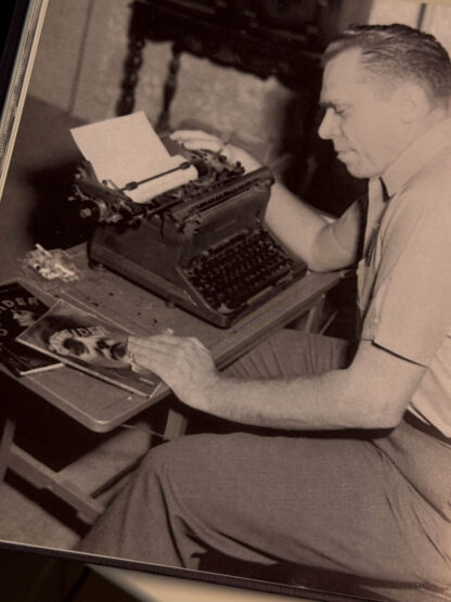 A picture of the Howard Sounes book "Bukowski in Pictures."