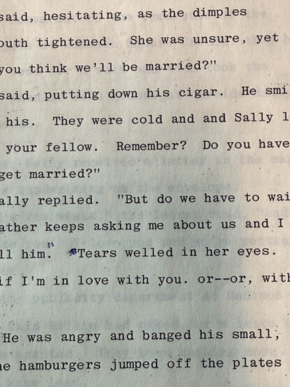 various pictures of "Fat Nose Willie" – Unpublished Short Story Manuscript by RKO News VP Clifford Evans