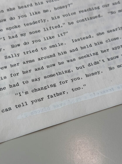 various pictures of "Fat Nose Willie" – Unpublished Short Story Manuscript by RKO News VP Clifford Evans