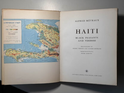 A picture of the book Haiti: Black Peasants and Voodoo by Alfred Métraux (1959)