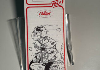 A picture of Vintage 1960s Capitol Records promo Hot Rod Jargon, packed with Beach Boys & Dick Dale content and Tom Medley art.