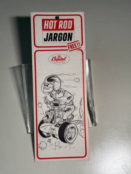 A picture of Vintage 1960s Capitol Records promo Hot Rod Jargon, packed with Beach Boys & Dick Dale content and Tom Medley art.