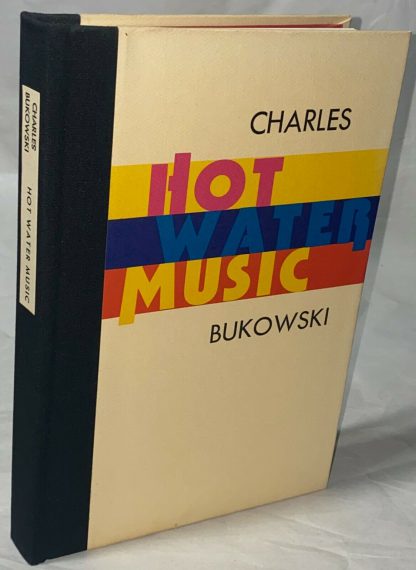 closer cover shot of Charles Bukowski HOT WATER MUSIC first edition