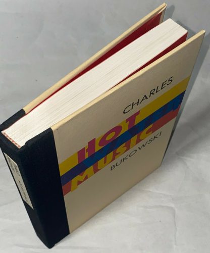 top edge of Charles Bukowski HOT WATER MUSIC first edition