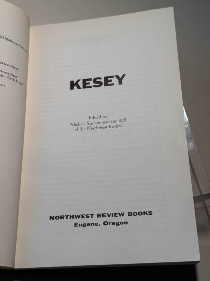Picture of "Kesey" the Northwest Review of Books periodical with cover art by Ken Kesey