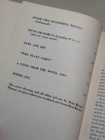 Picture of "Kesey" the Northwest Review of Books periodical with cover art by Ken Kesey