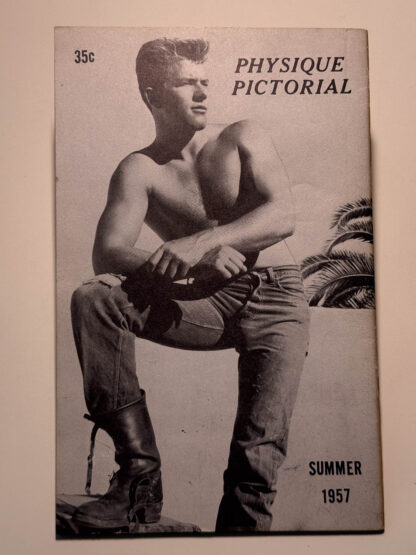 Various pictures of vintage issues of Bob Mizer's Physique Pictorials