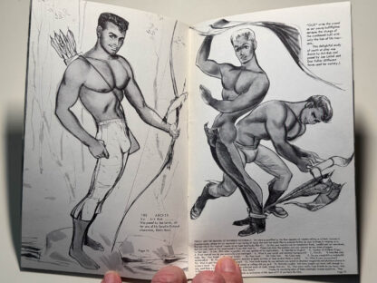 Various pictures of vintage issues of Bob Mizer's Physique Pictorials