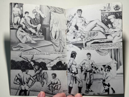 Various pictures of vintage issues of Bob Mizer's Physique Pictorials