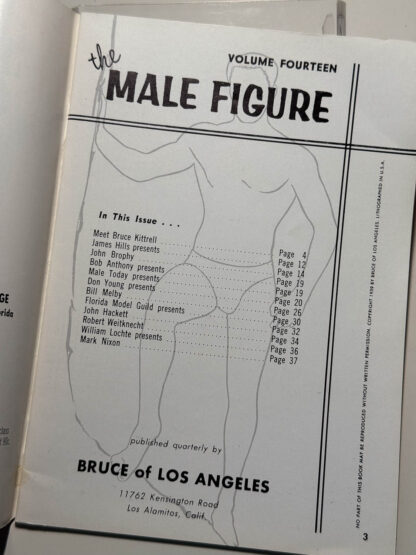 A picture of The Male Figure published by Bruce of Los Angeles