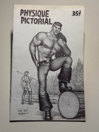 A picture of a copy of Physique Pictorial featuring Tom of Finland