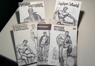 A picture of a copy of Physique Pictorial featuring Tom of Finland