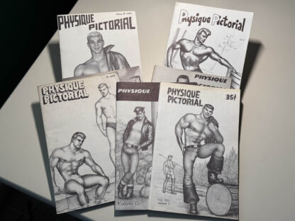 A picture of a copy of Physique Pictorial featuring Tom of Finland