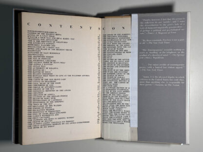 various pictures of the Kenneth Patchen title Cloth of the Tempest in a second edition of 2500 copies in boards
