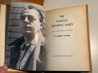 Various pictures of the Kenneth Patchen book The Famous Boating Party first edition published by New Directions