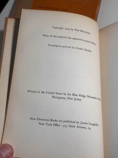 Various pictures of the Kenneth Patchen book The Famous Boating Party first edition published by New Directions
