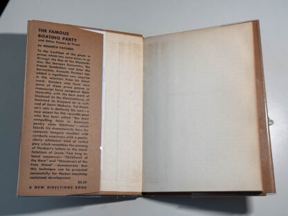 Various pictures of the Kenneth Patchen book The Famous Boating Party first edition published by New Directions