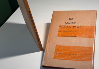 Various pictures of the Kenneth Patchen book The Famous Boating Party first edition published by New Directions