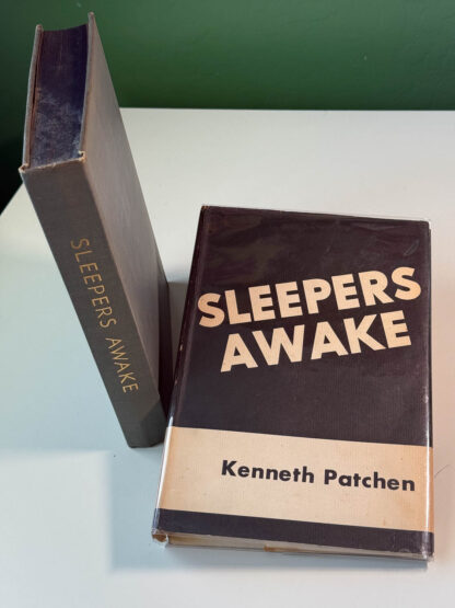 Various pictures of the Kenneth Patchen book Sleepers Awake in a first edition.
