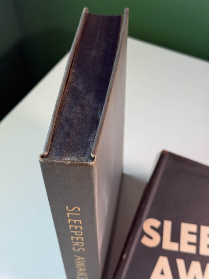 Various pictures of the Kenneth Patchen book Sleepers Awake in a first edition.