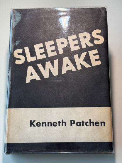 Various pictures of the Kenneth Patchen book Sleepers Awake in a first edition.