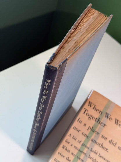 Various pictures of the first edition of the Kenneth Patchen book When We Were Here Together published in 1957 by New Directions.