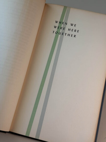 Various pictures of the first edition of the Kenneth Patchen book When We Were Here Together published in 1957 by New Directions.