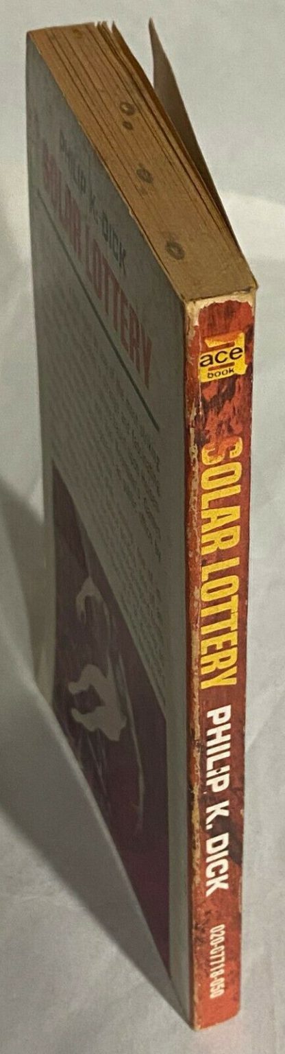 spine of Philip K. Dick SOLAR LOTTERY Ace G-718