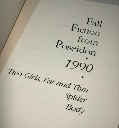 Title page from Fall Fiction from Poseidon