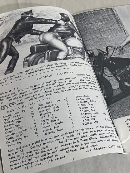 Tom of Finland from Physique Pictorial Volume 16, Number 3