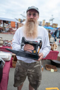 A portrait from my Flea Market Heroes series.