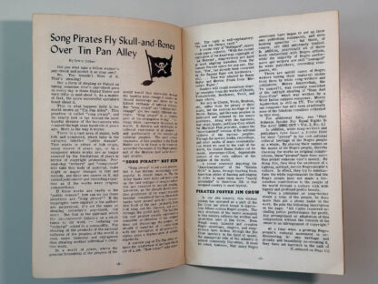 various pictures of a lot of three issues of Sing Out! magazine, Volume 2 issues 8, 11 and 12.
