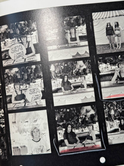 Various pictures of the Susan Meiselas 2 volume set The Making of Carnival Strippers.
