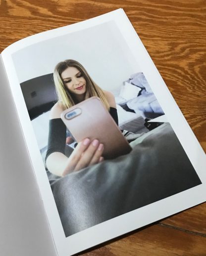 A page inside the photozine Various Self Portraits featuring Stella Cox